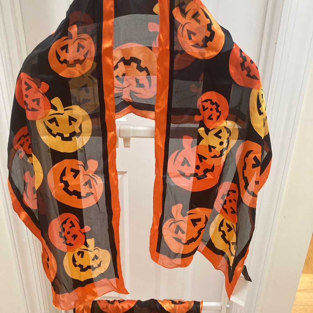 Ash Halloween Pumpkin Kids Costume with Orange and Black new w/tags